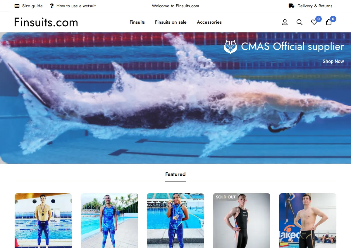 Store homepage