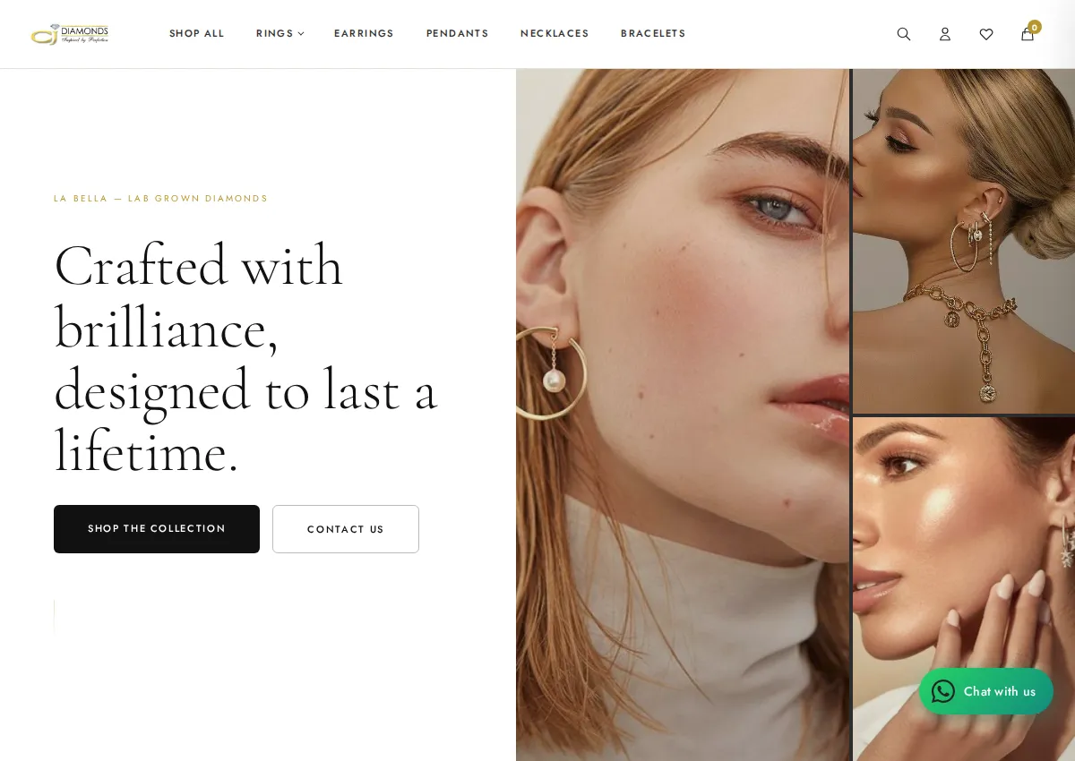 Store homepage