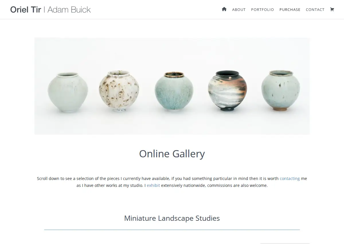Store homepage