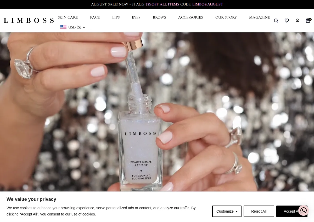 Store homepage