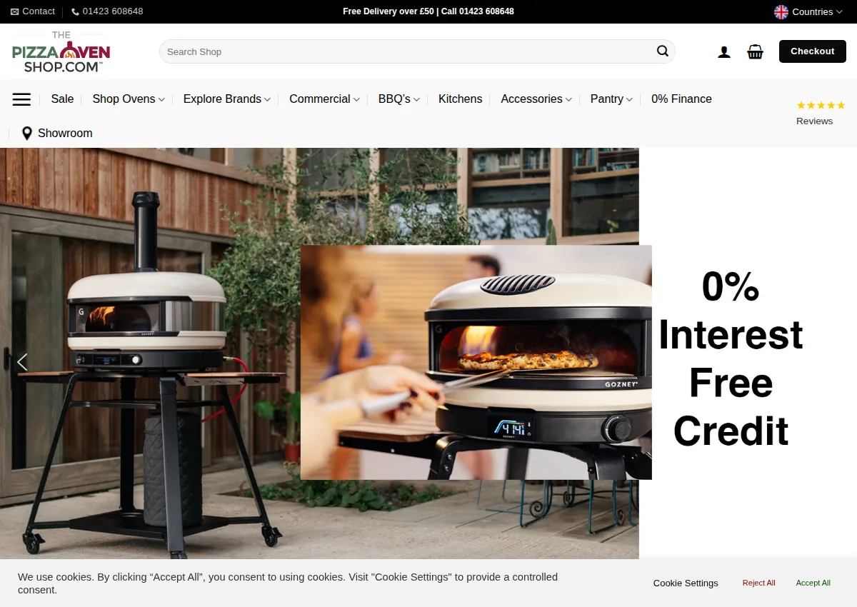 Store homepage
