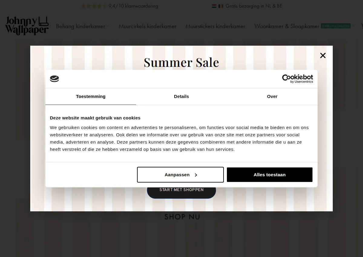 Store homepage