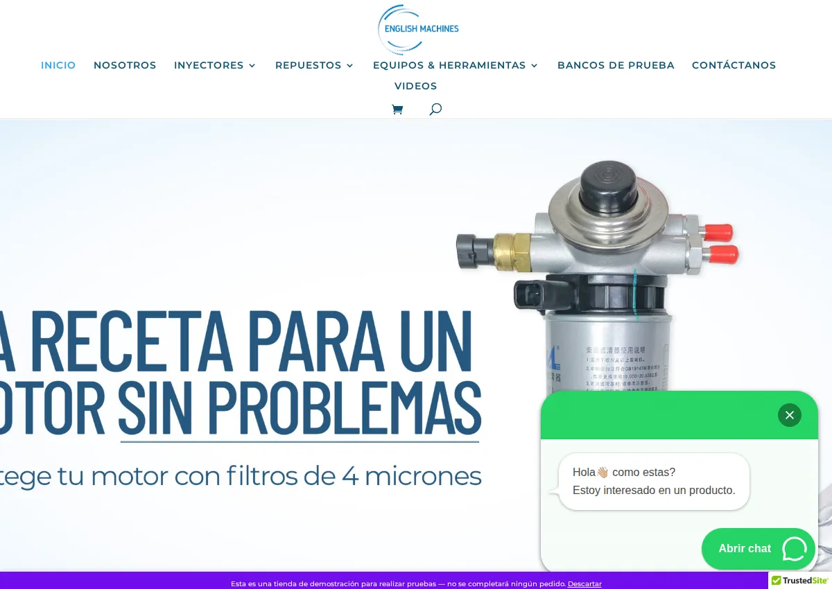 Store homepage