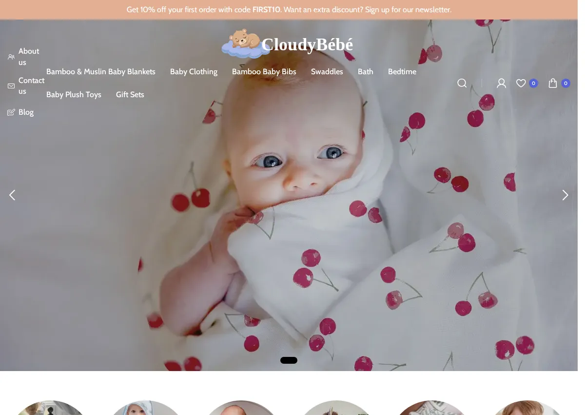 Store homepage