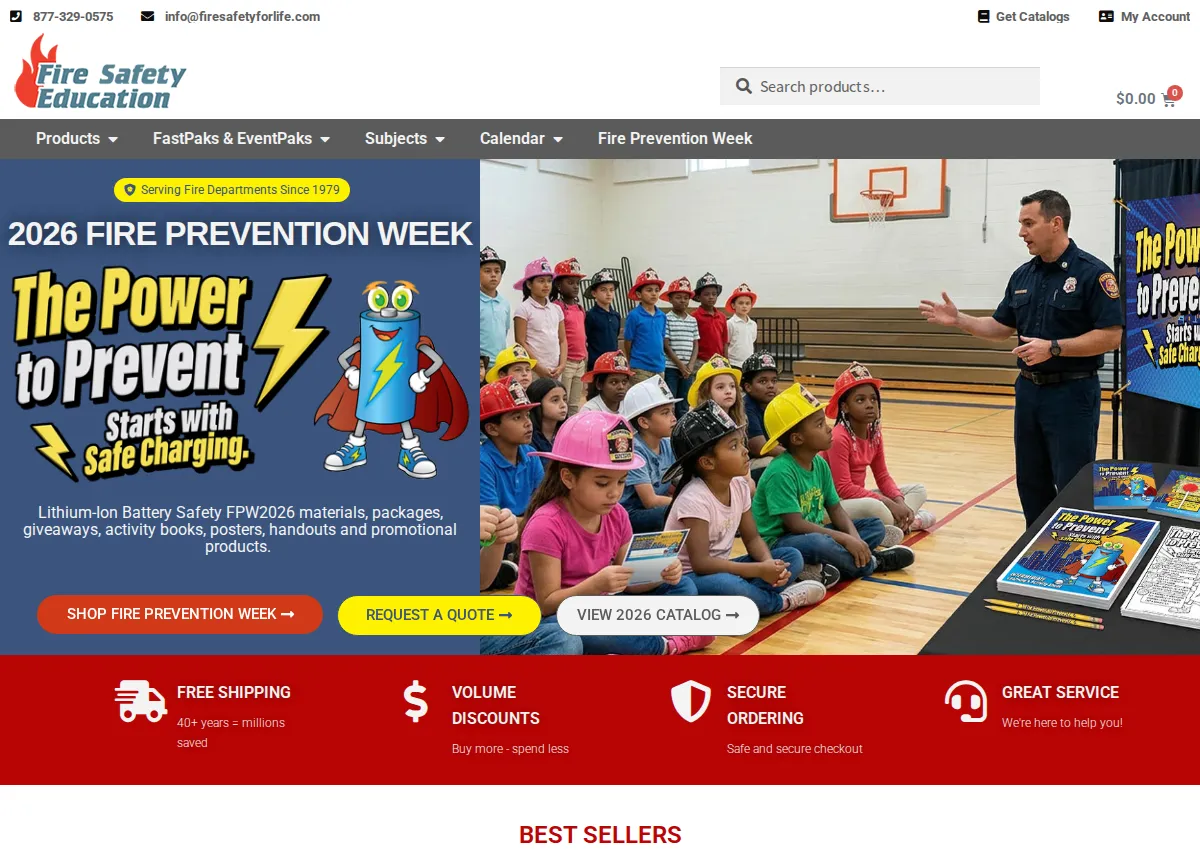 Store homepage
