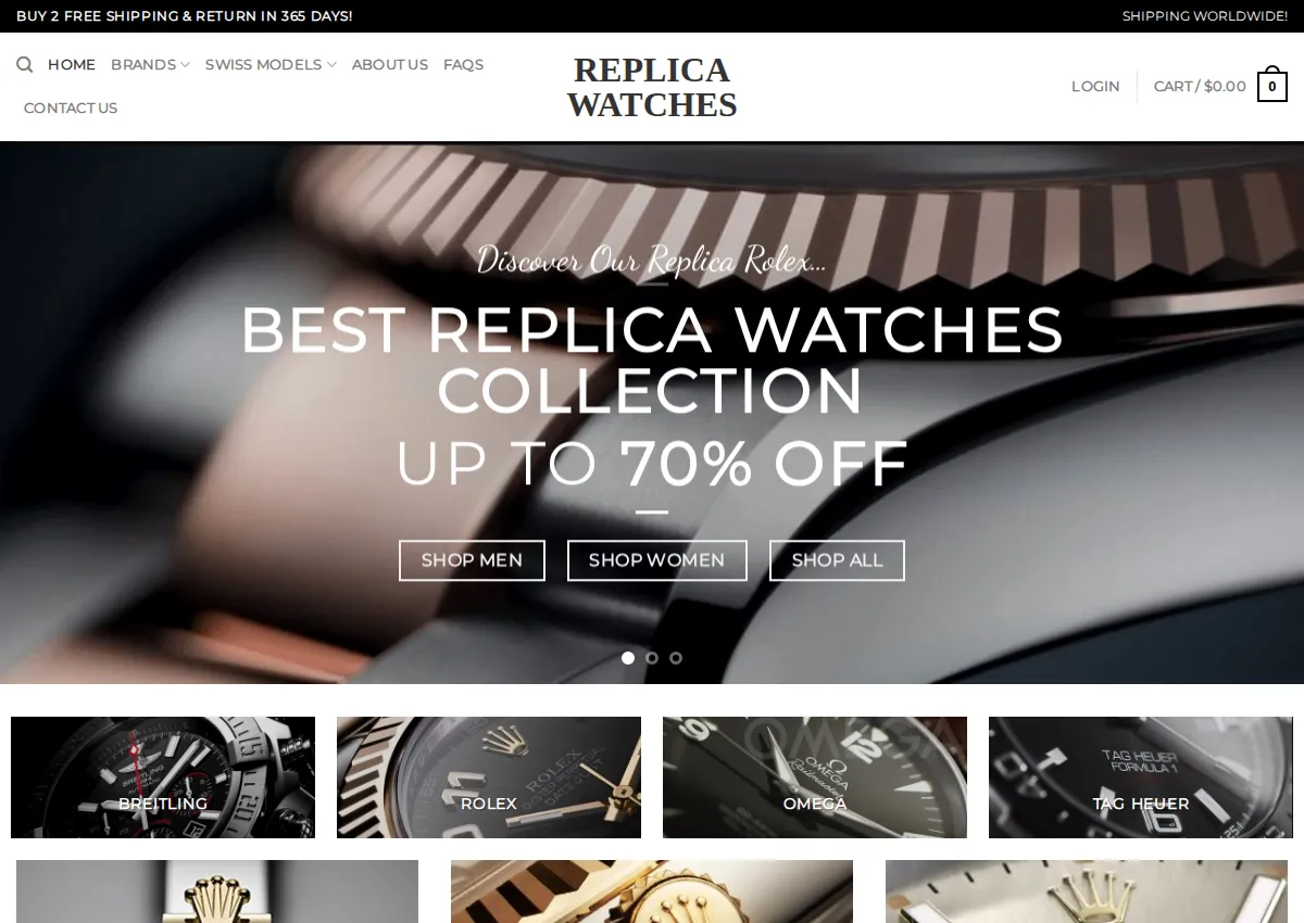 Store homepage