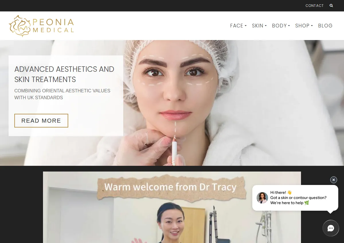 Store homepage