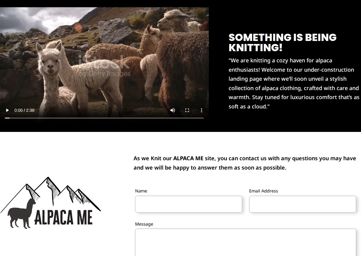 Store homepage