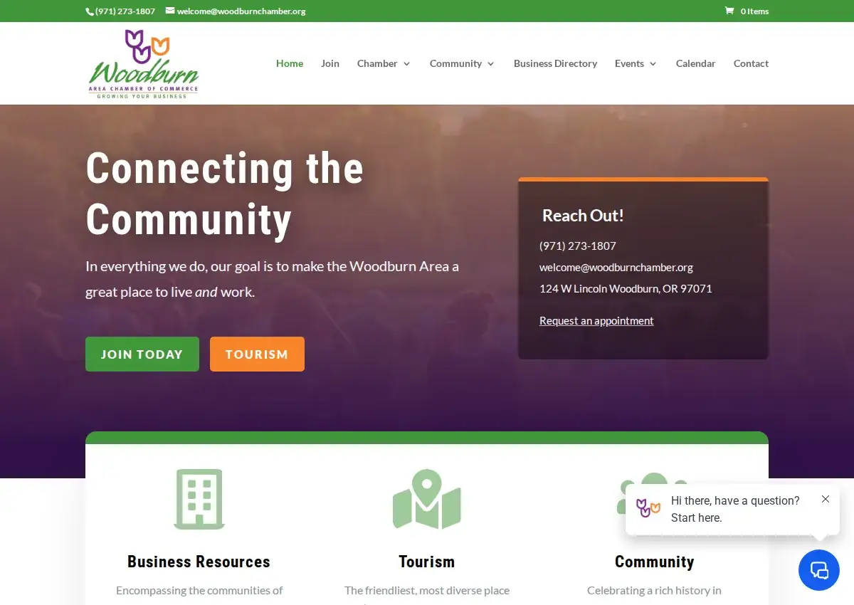 Store homepage