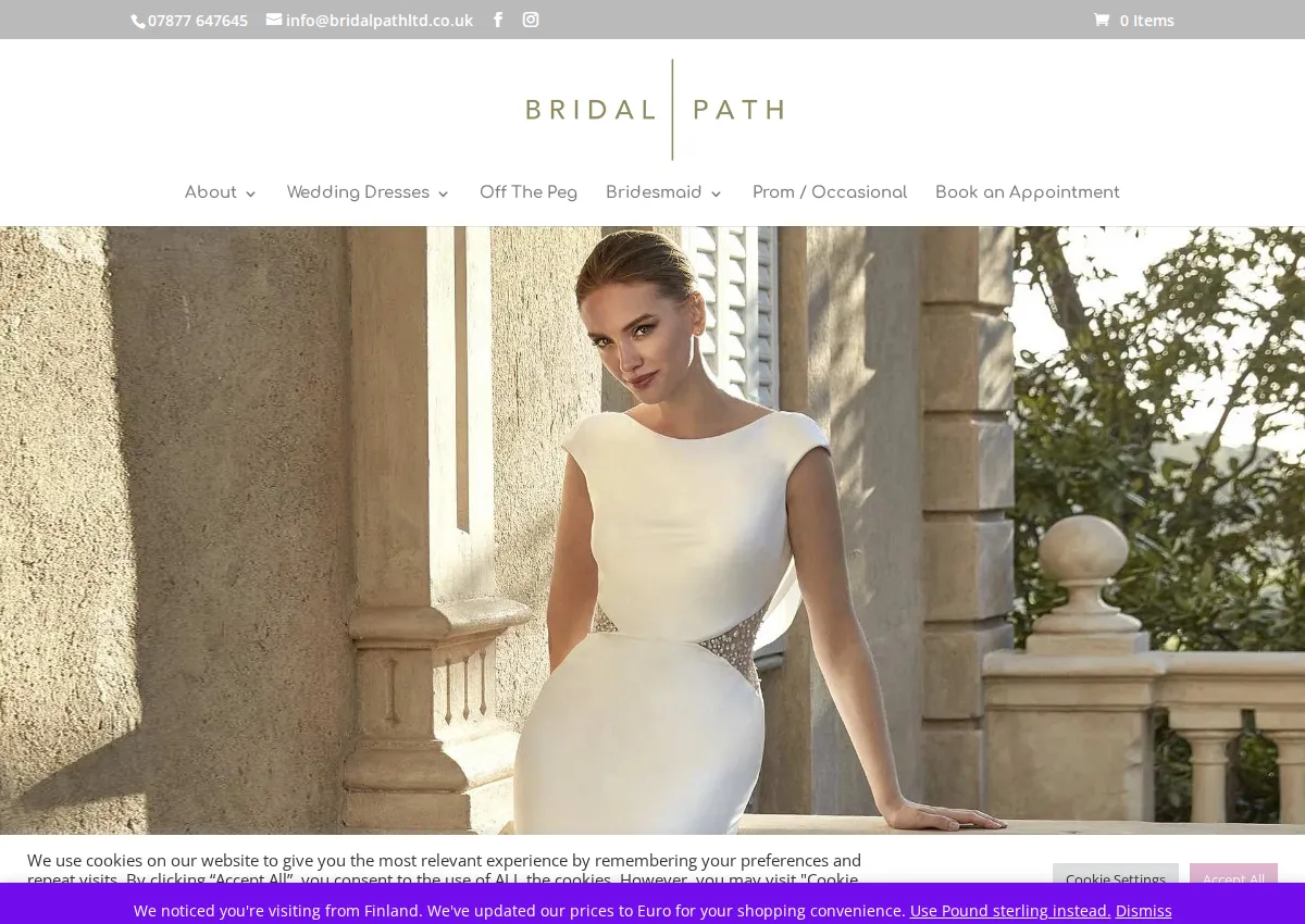 Store homepage