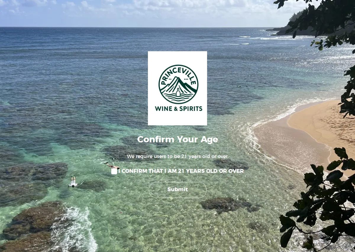 Store homepage