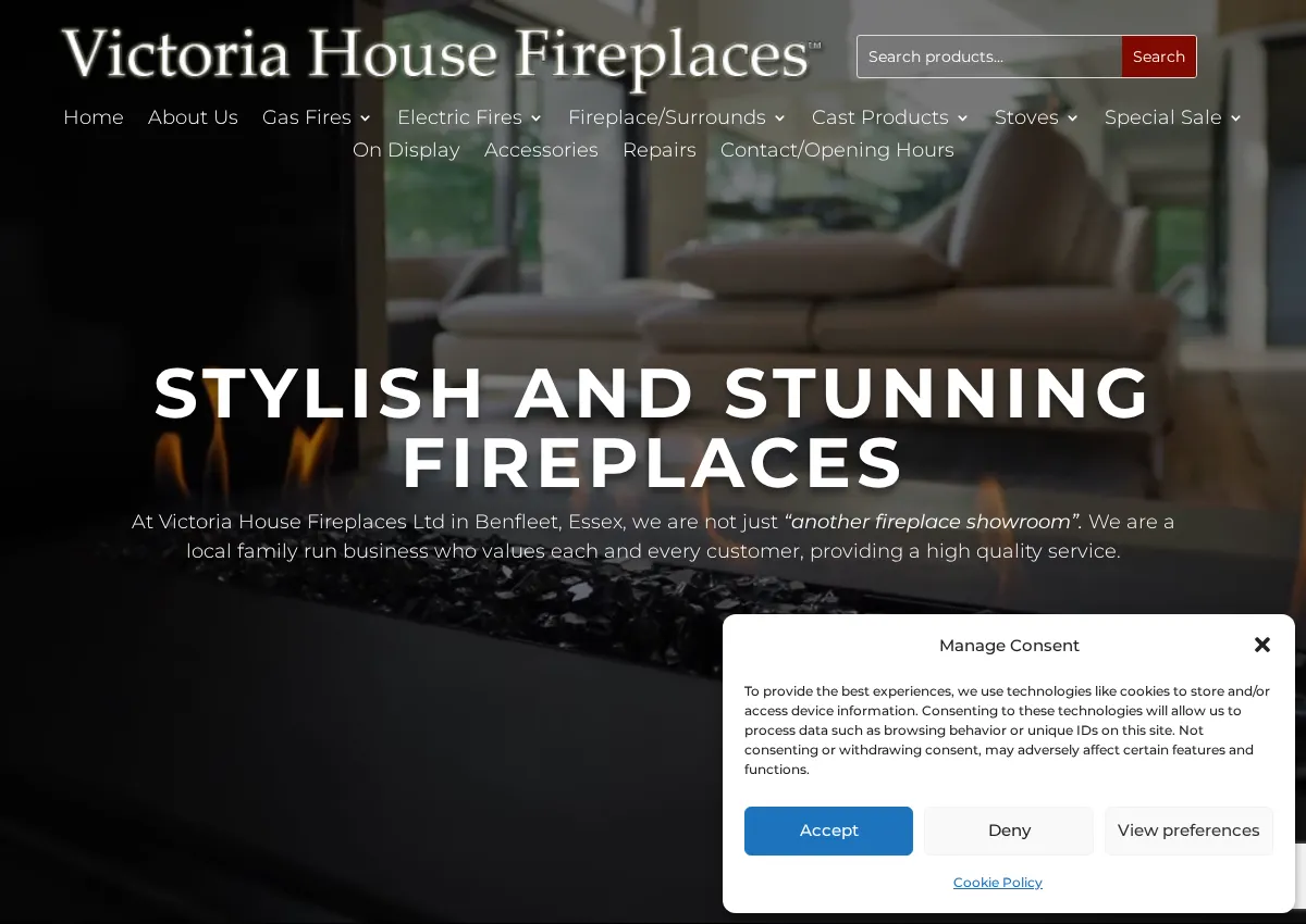 Store homepage