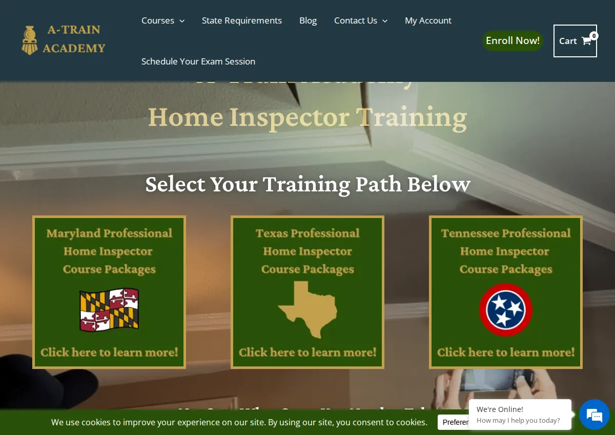 Store homepage