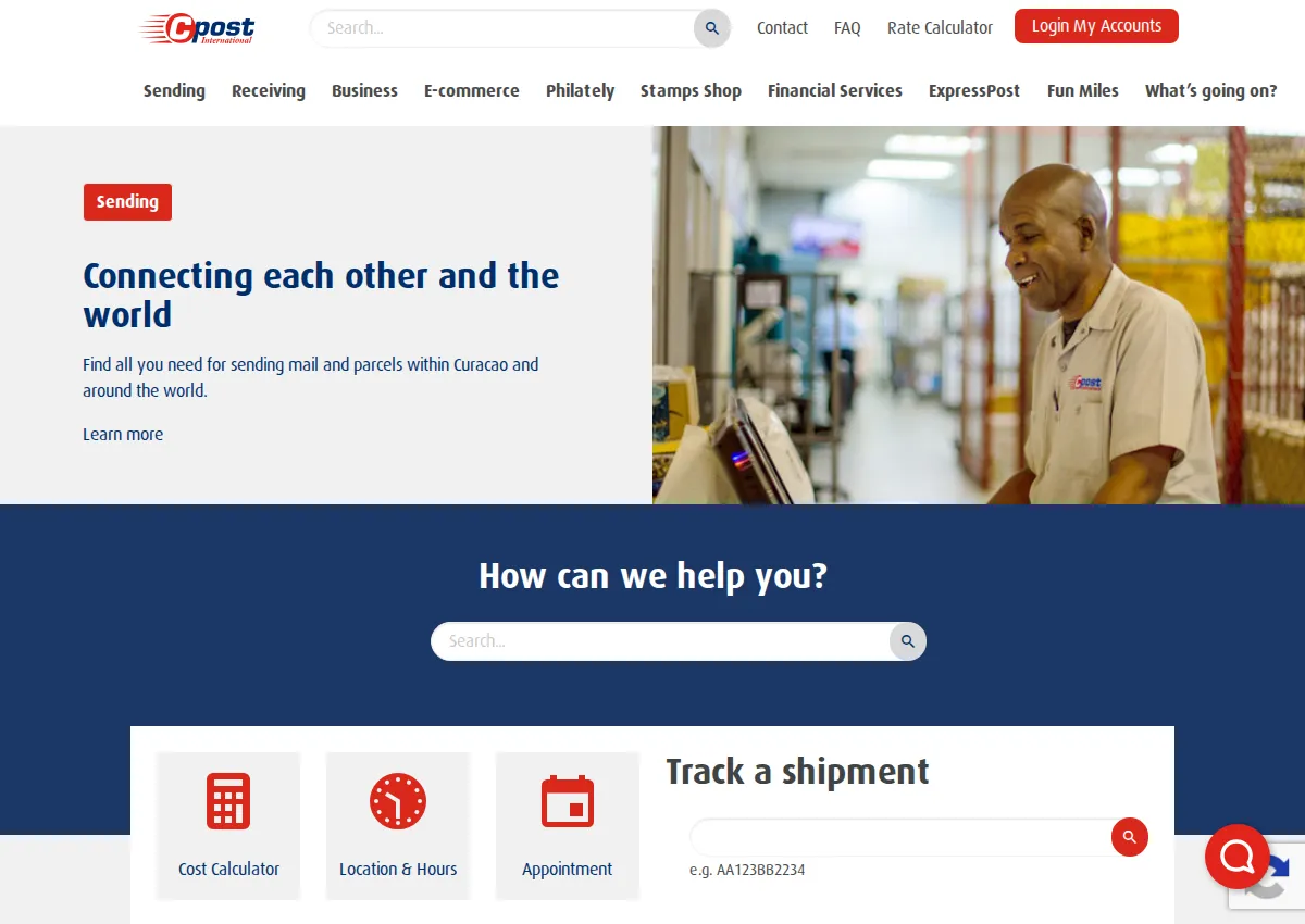 Store homepage