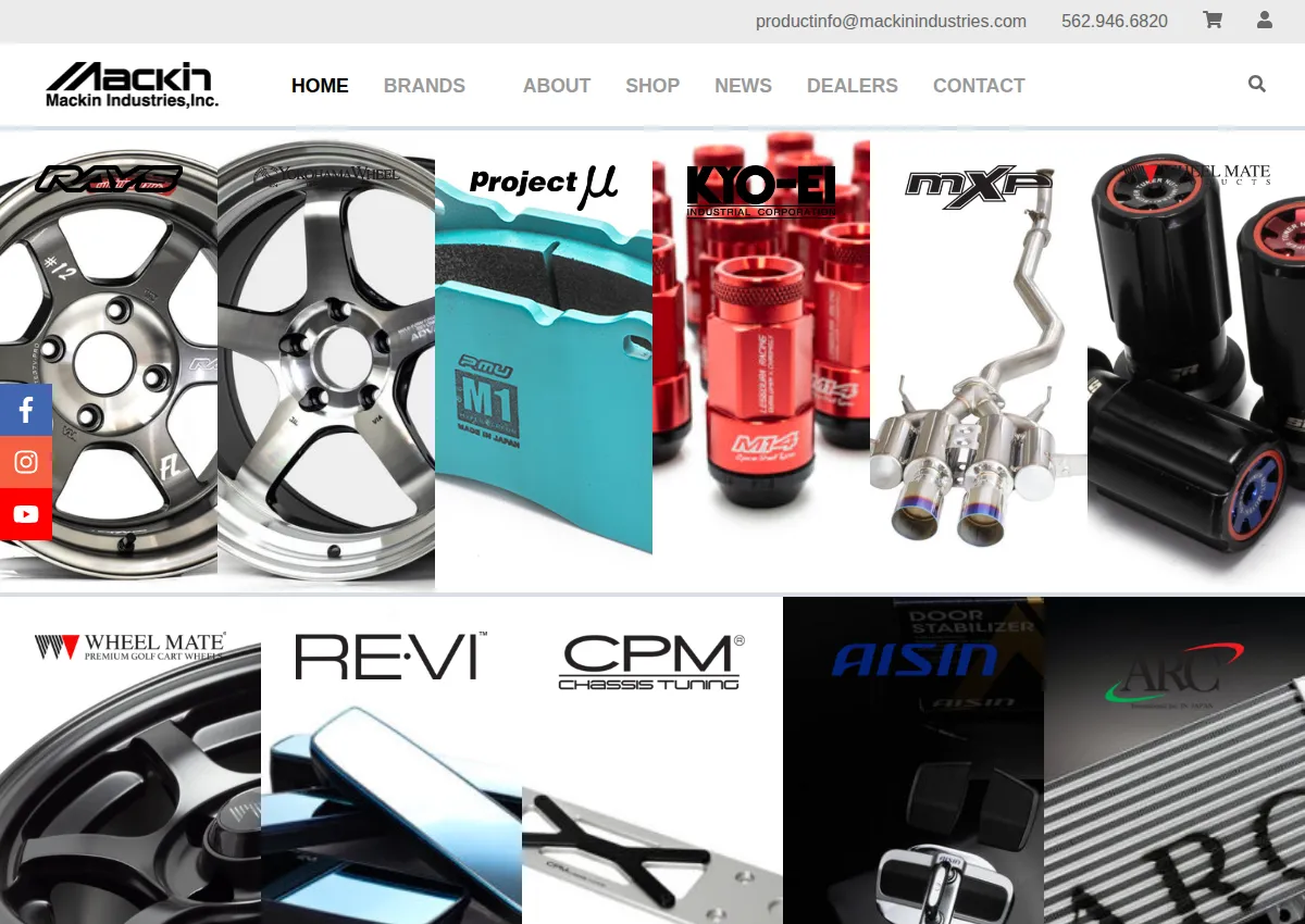 Store homepage