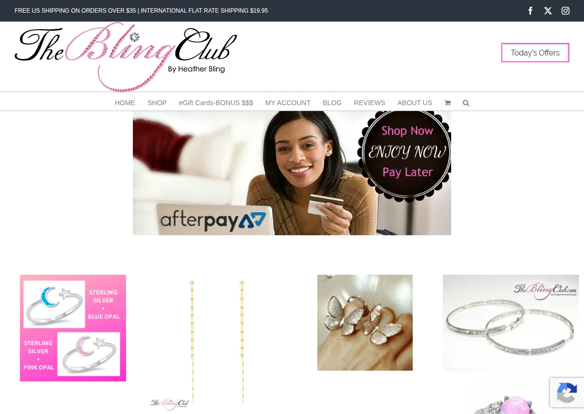 Store homepage
