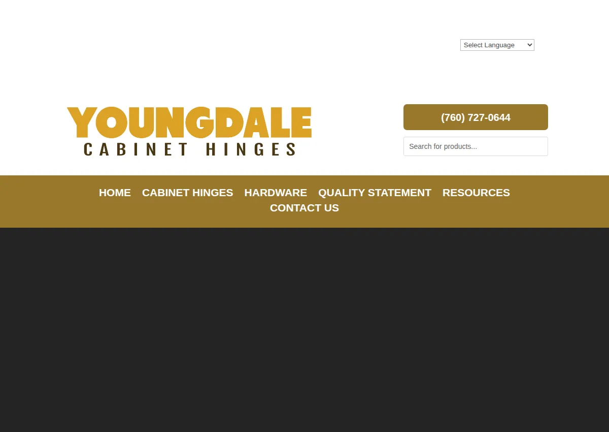 Store homepage