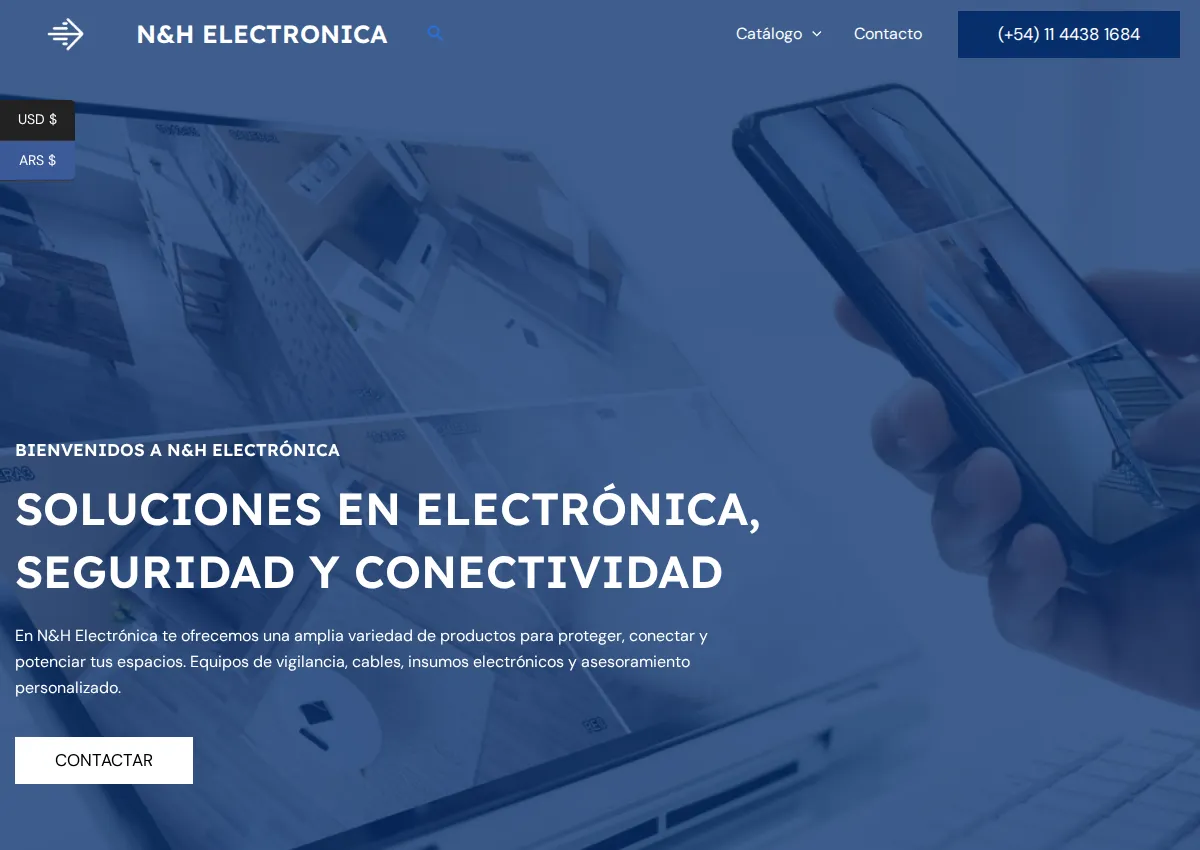 Store homepage