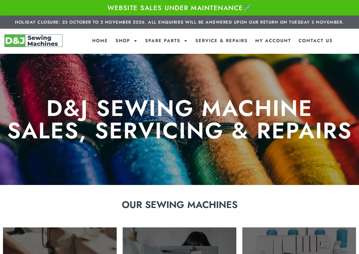 Store homepage