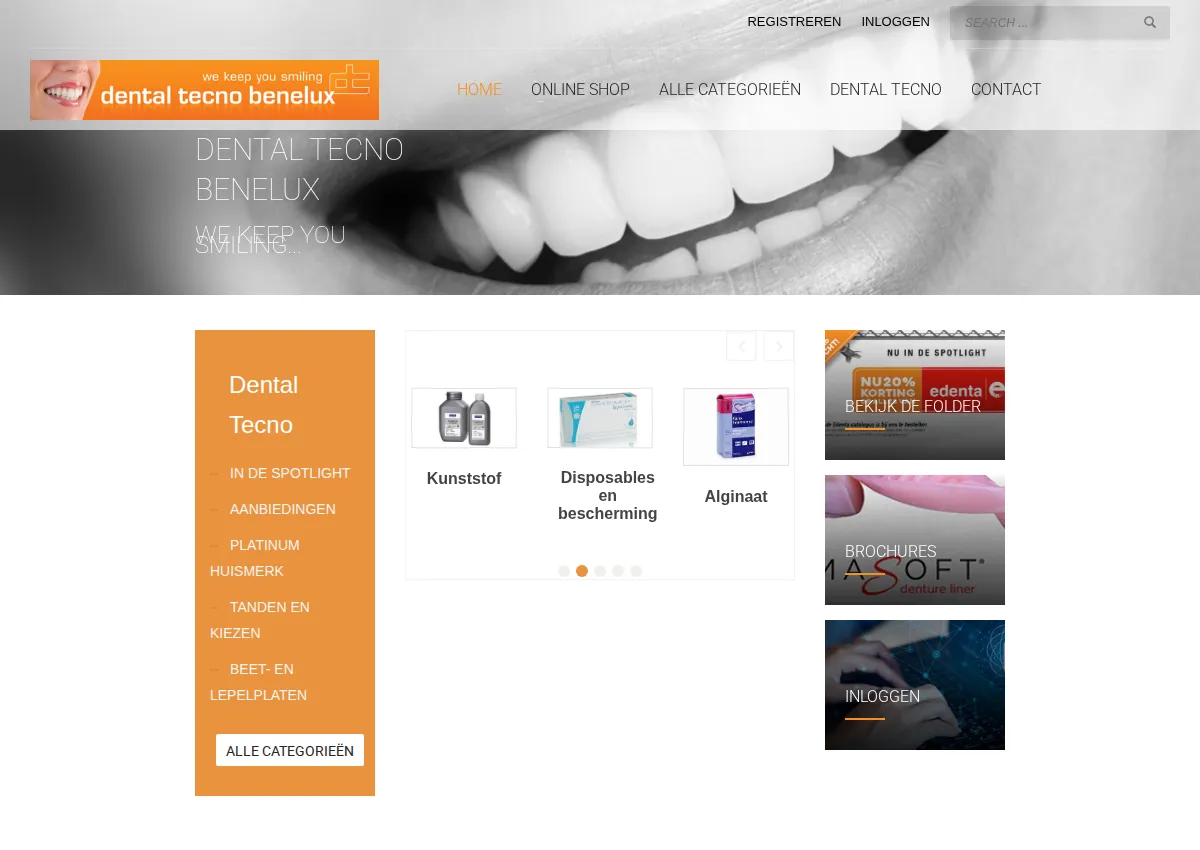 Store homepage