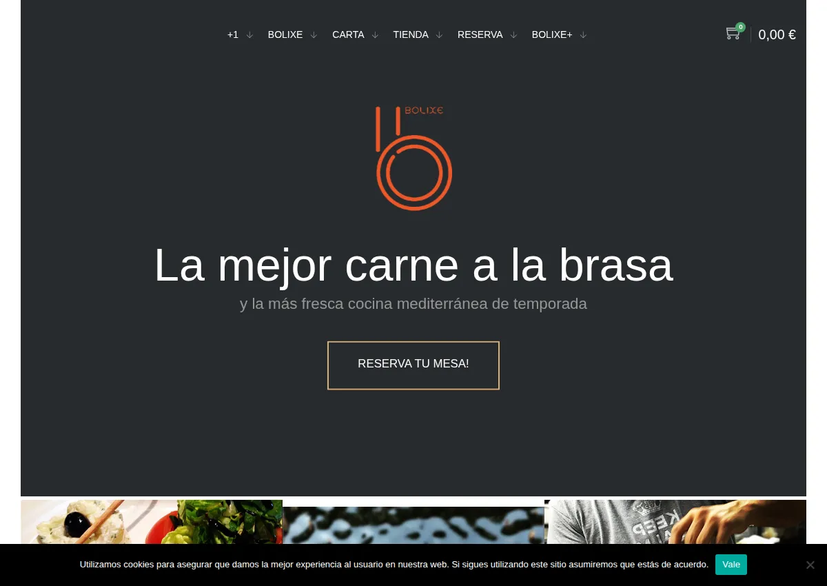 Store homepage