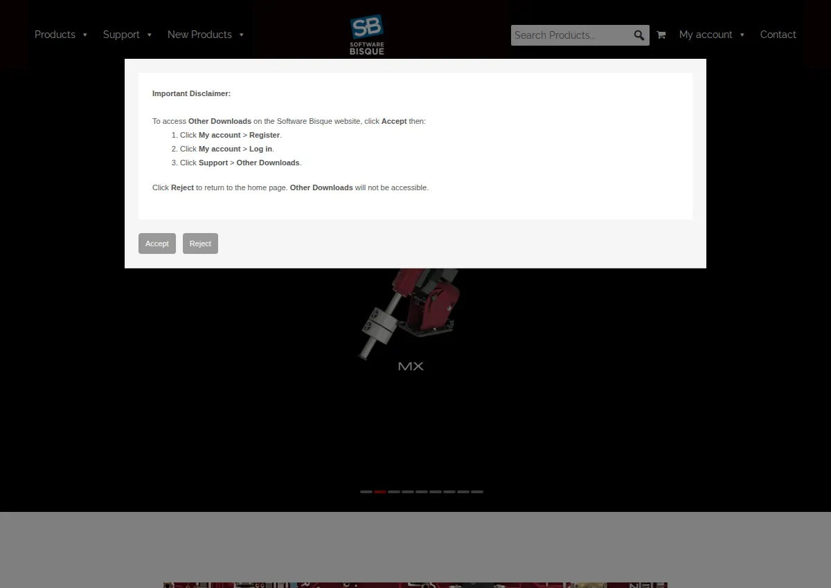 Store homepage
