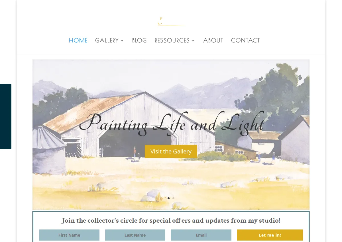 Store homepage