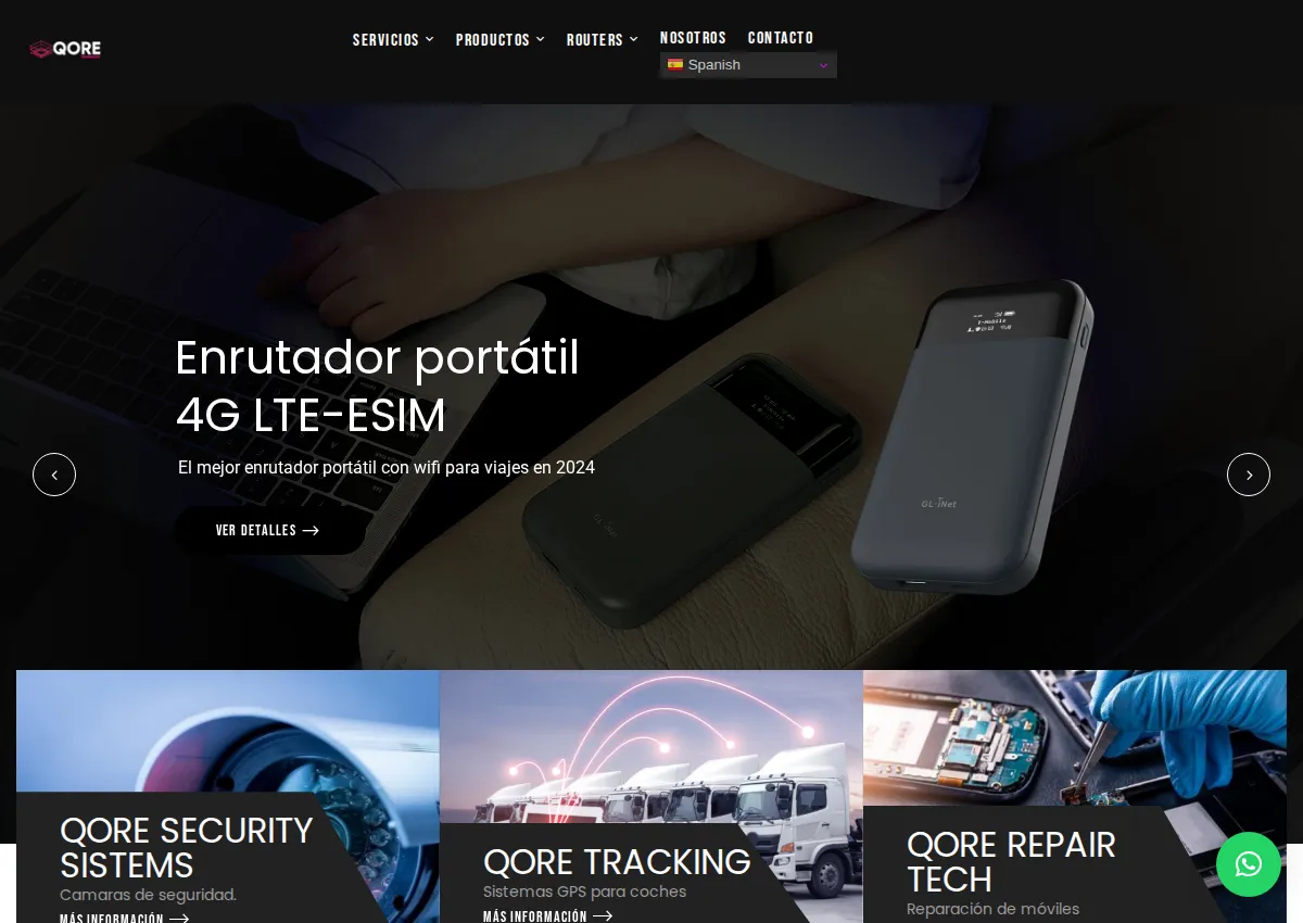 Store homepage