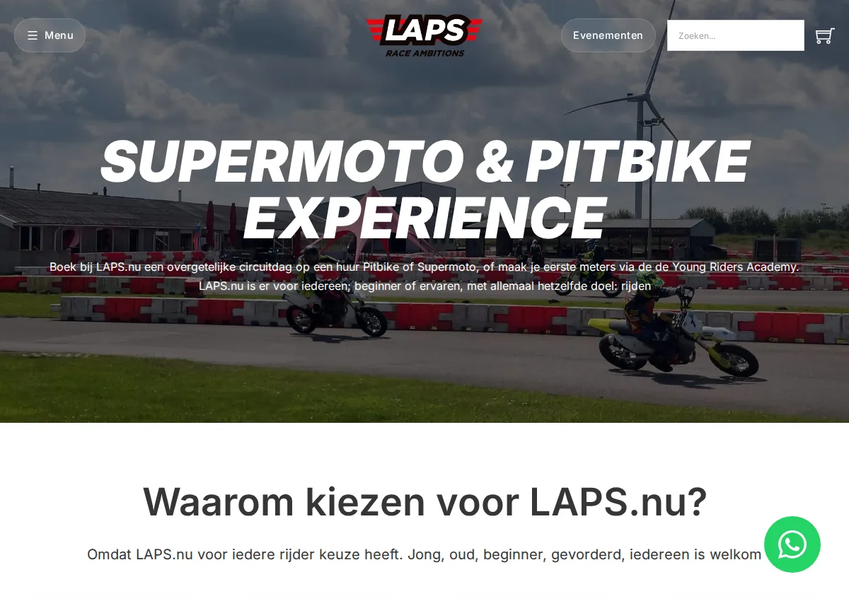 Store homepage
