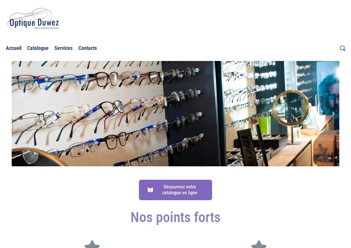 Store homepage