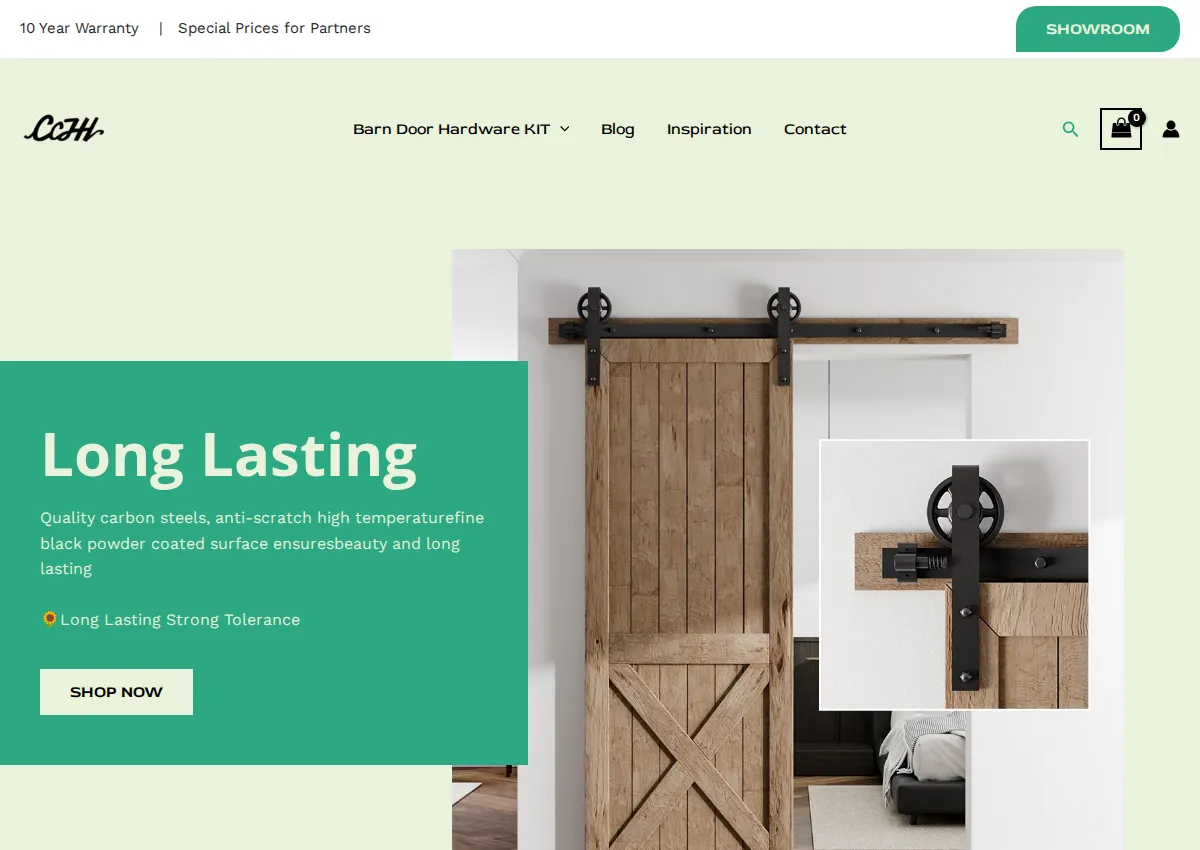 Store homepage