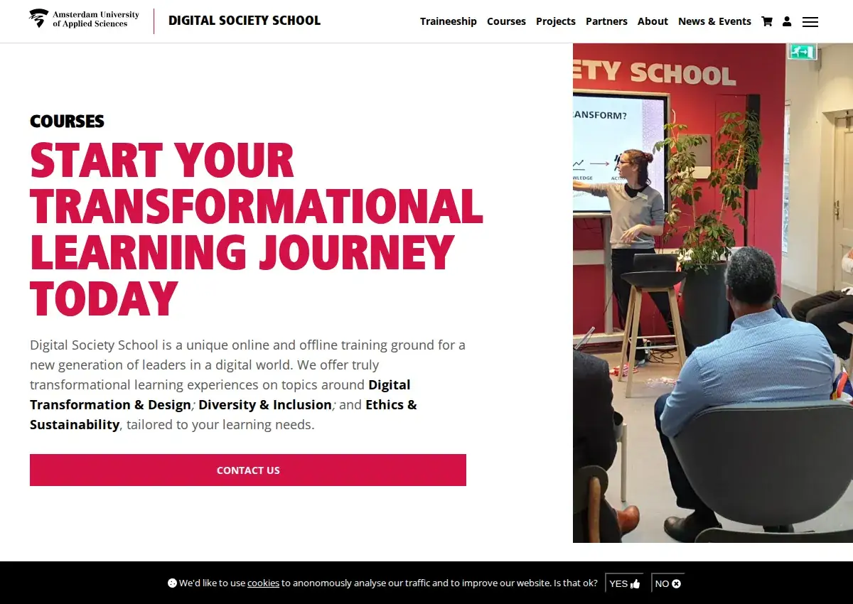 Store homepage