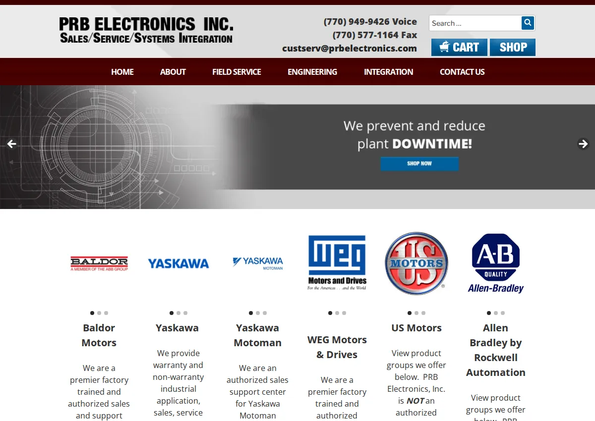 Store homepage