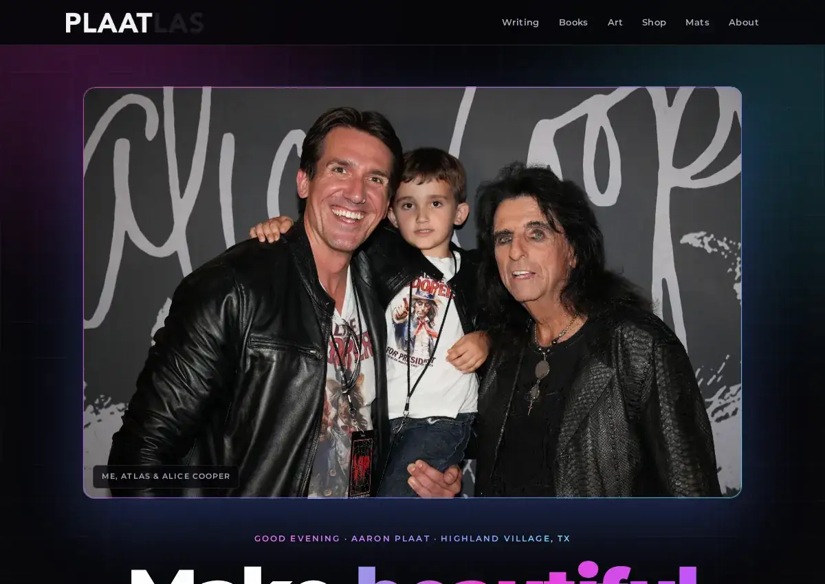 Store homepage
