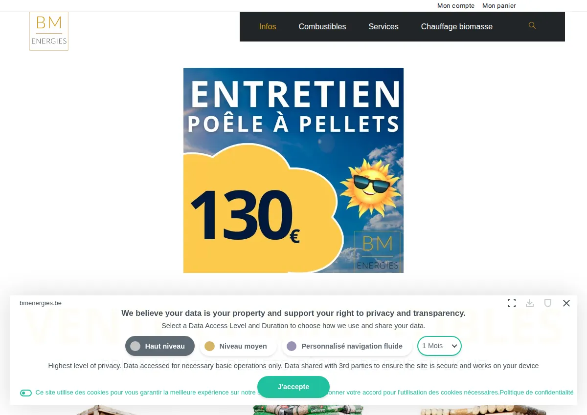 Store homepage
