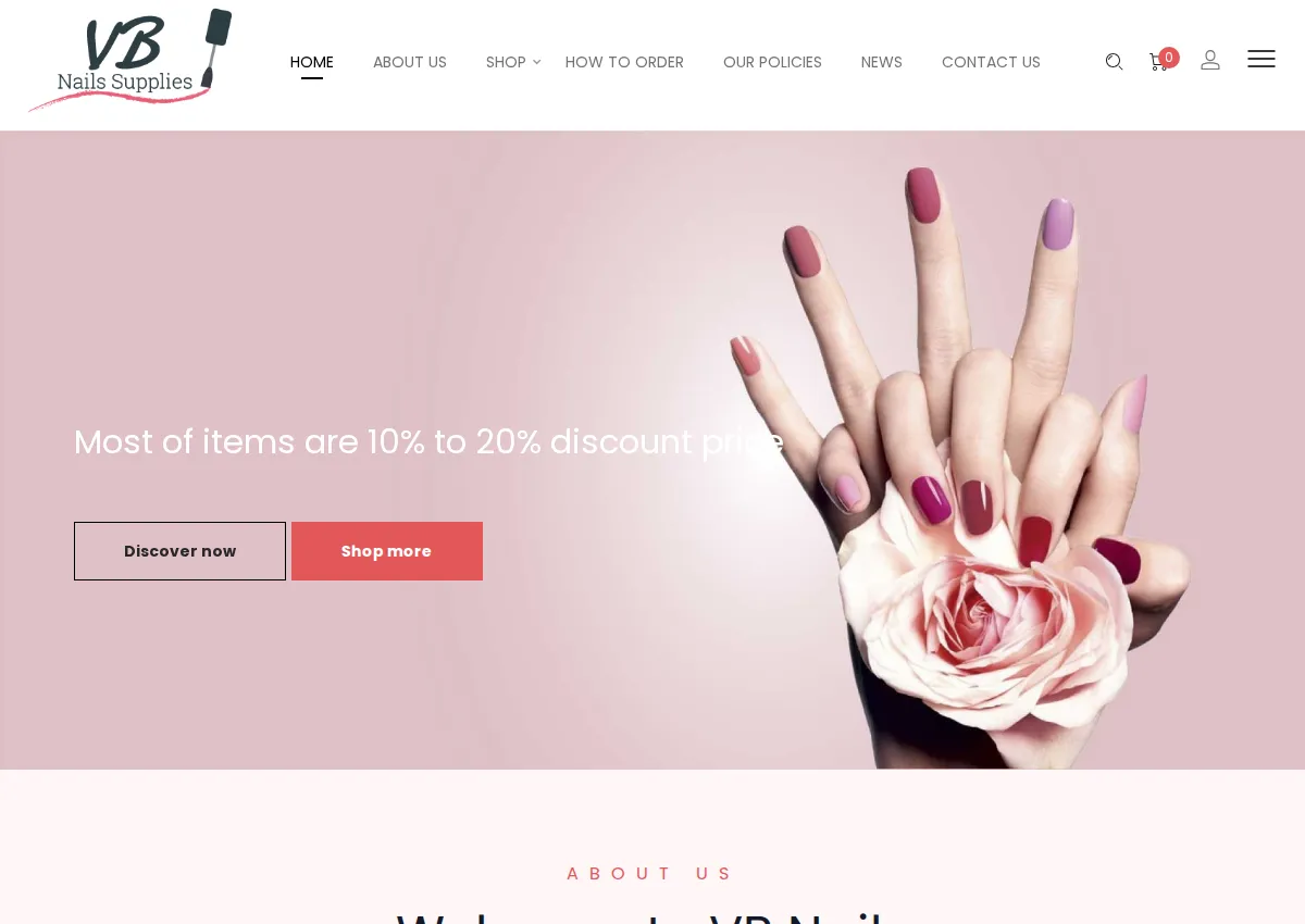Store homepage
