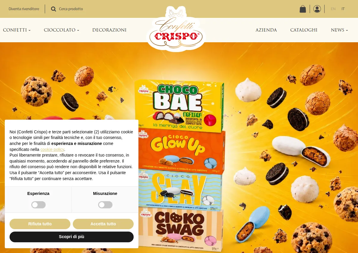 Store homepage