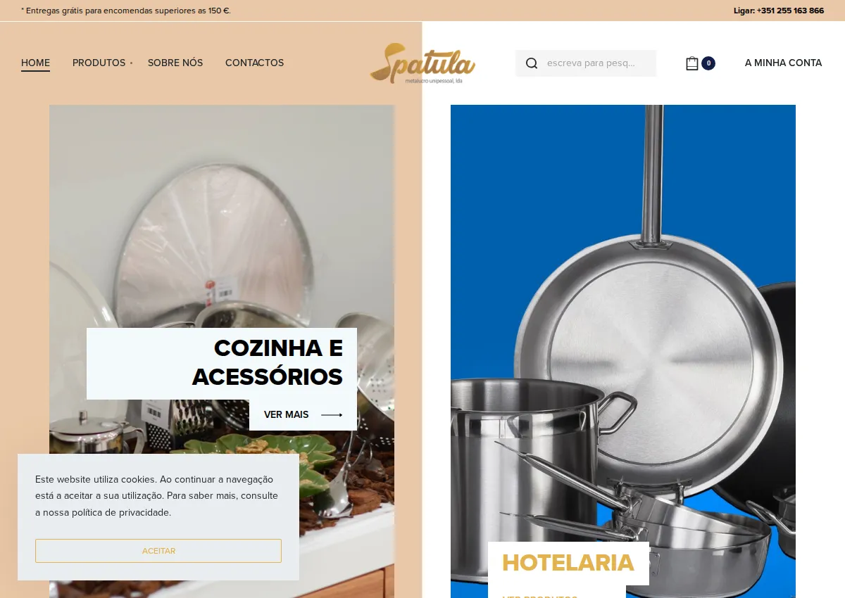 Store homepage