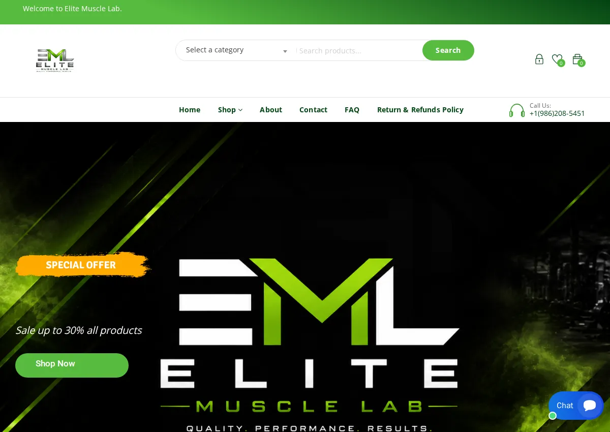 Store homepage