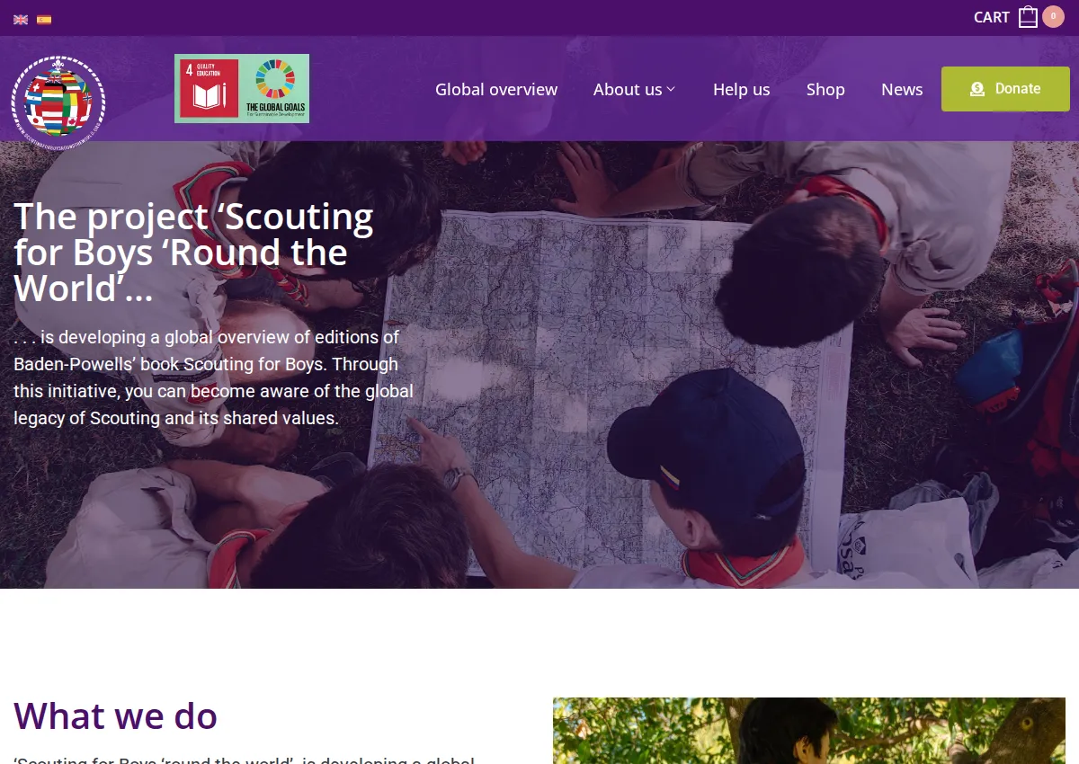Store homepage