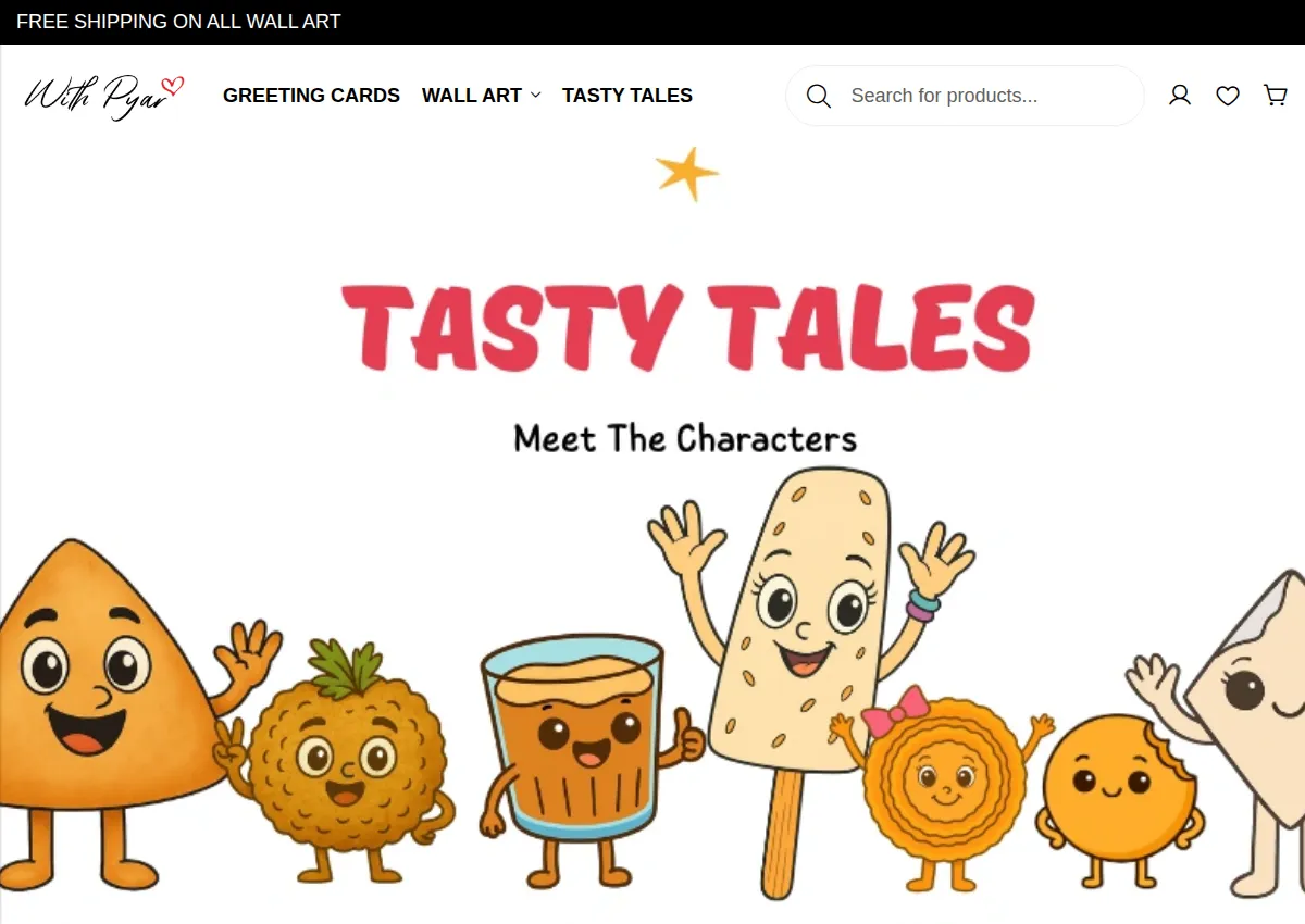 Store homepage
