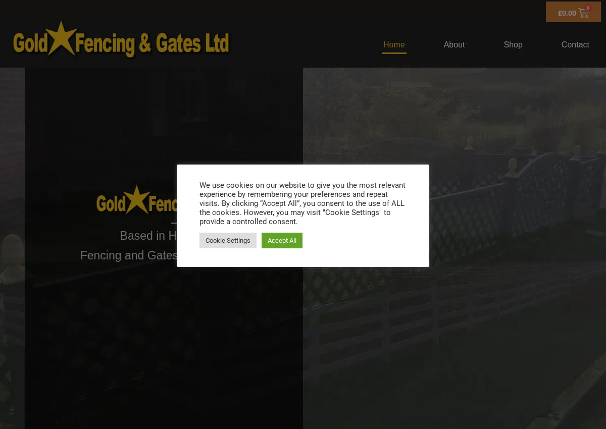 Store homepage