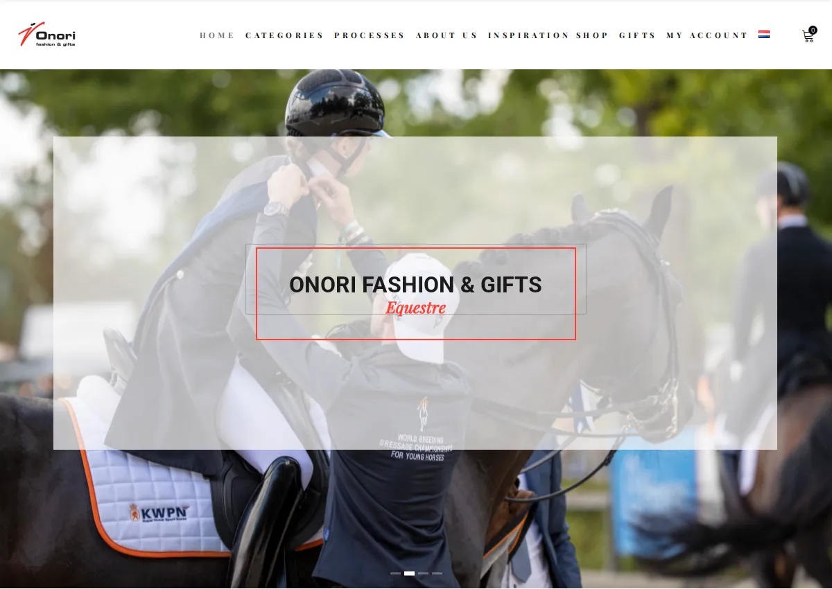 Store homepage