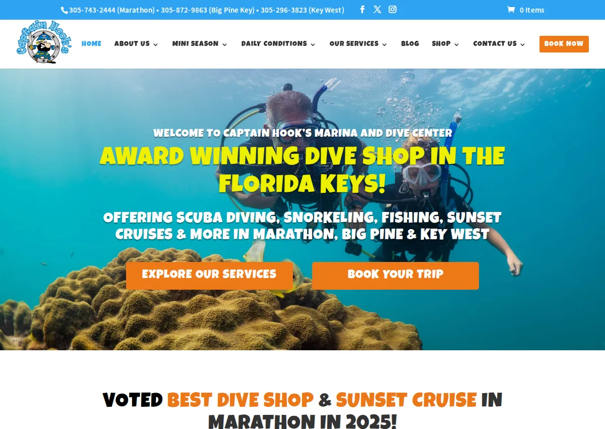 Store homepage