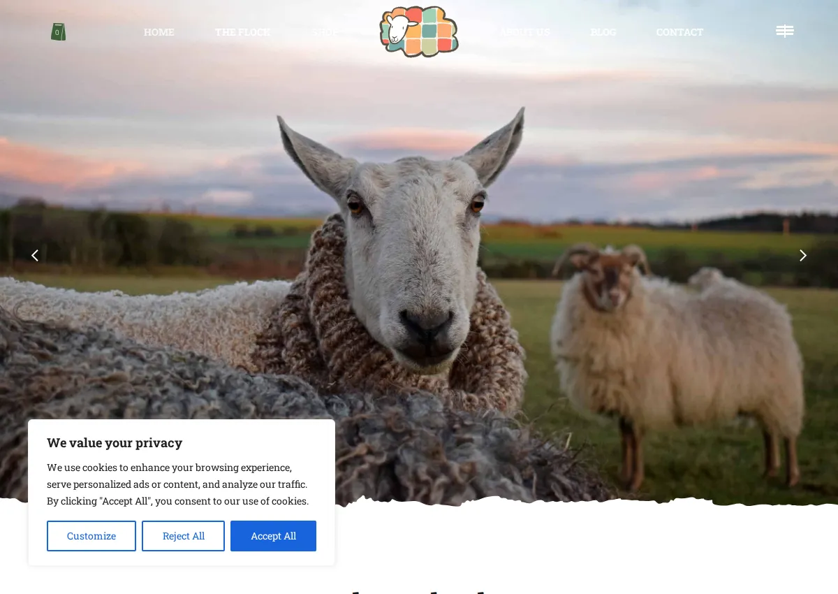 Store homepage