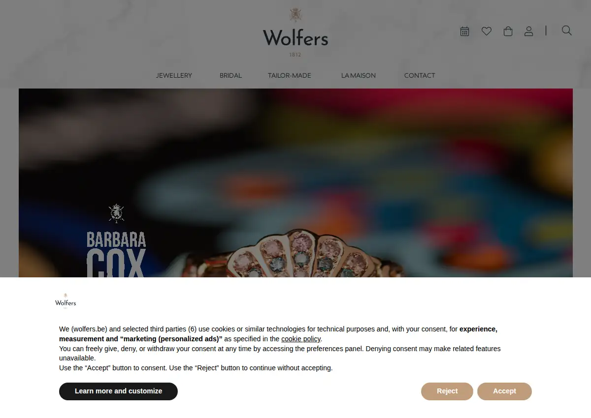 Store homepage