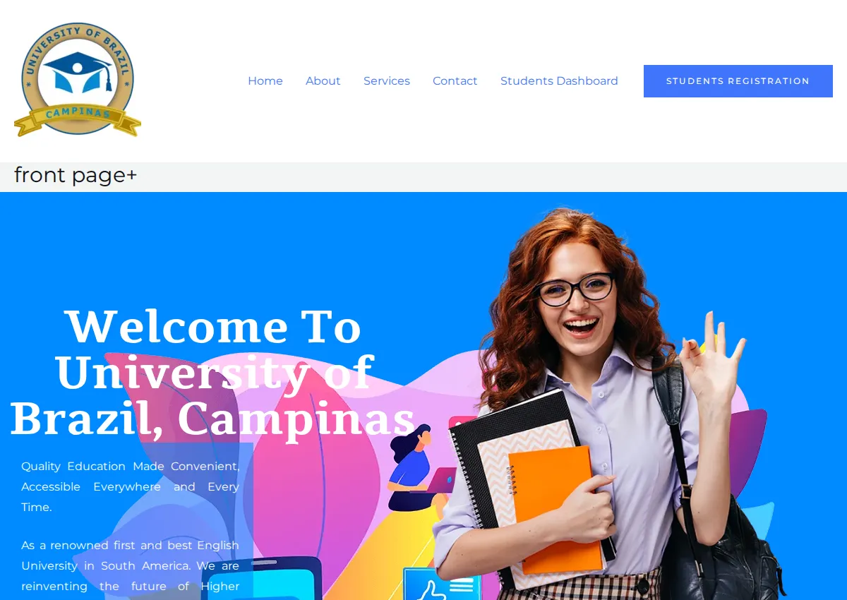 Store homepage