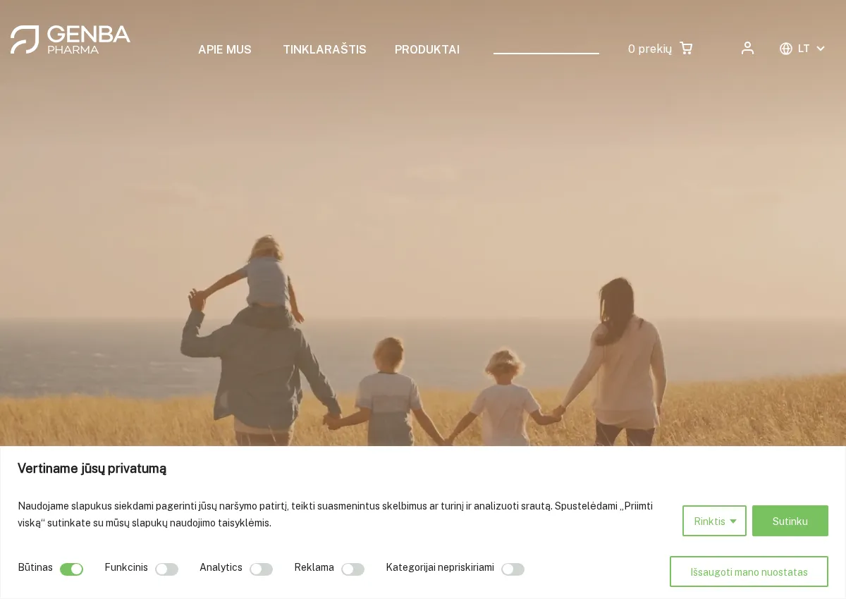 Store homepage