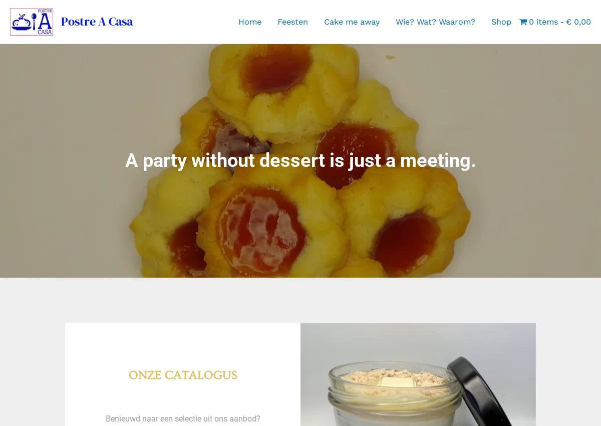 Store homepage