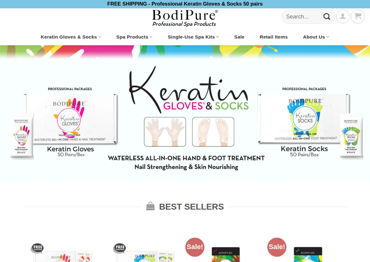 Store homepage